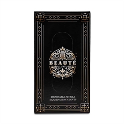 Nitrilhandsker str. S – perlemor 50 stk, Beaute Luxe